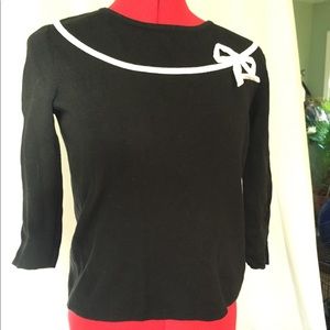 Designer’s Originals Women’s Sweater Black/White S